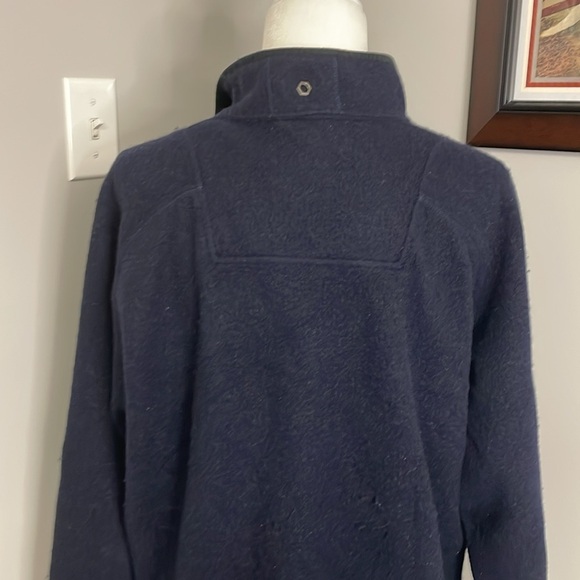 Mountain Hardwear Men's Dark Blue 1/2 Zip-Up Pullover Fleece Size Large Warm - Picture 6 of 8